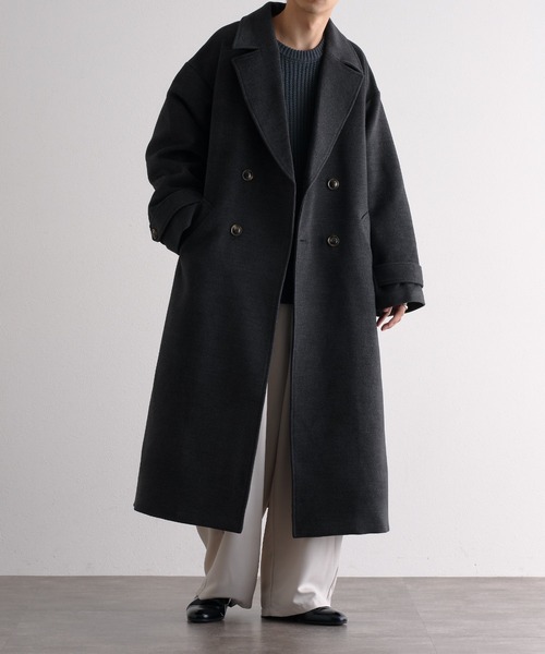 「epnok」 チェスターコート LARGE ブラウン系その他 メンズ_画像4