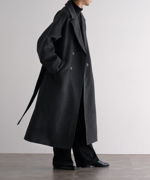 「epnok」 チェスターコート LARGE ブラウン系その他 メンズ_画像8