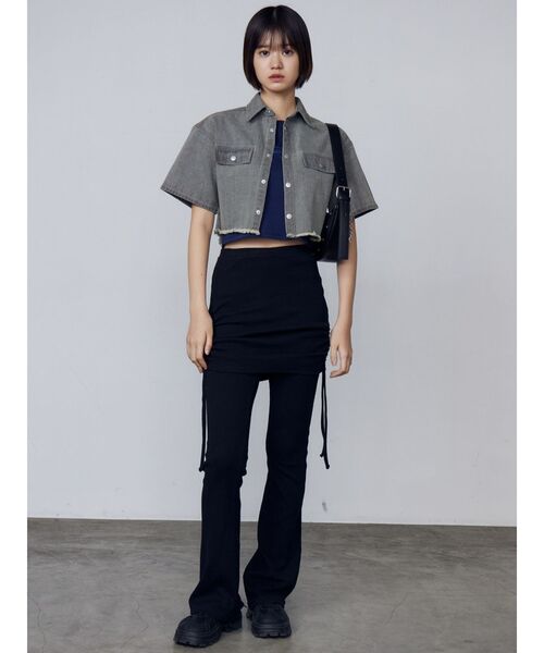 セール(SALE)開催中！ファッション通販 EMODA ブラウス シャツ カットショートデニムシャツ レディース パンツ