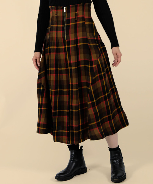 「DOLLUPOOPS」 フレアスカート 38 ブラック レディース_画像4