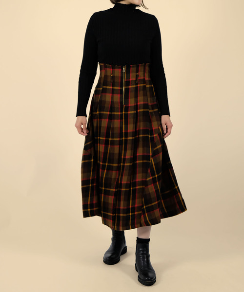 「DOLLUPOOPS」 フレアスカート 38 ブラック レディース_画像8