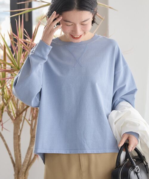 Ameriルーズカットオフプルオーバー新品タグ付き レース使い異素材切替プルオーバー | purple label | axes femme 公式