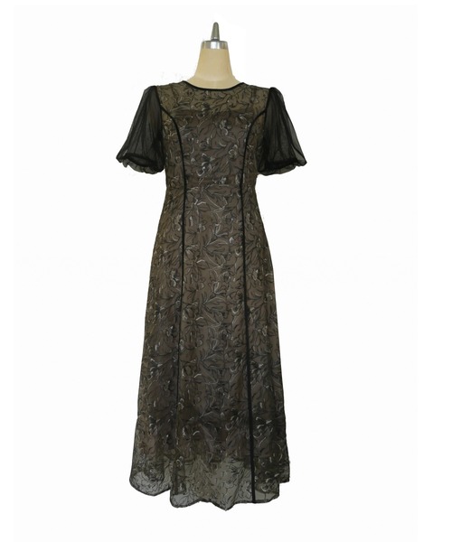 My shawty シフォン ドレス My shawty ドレス puff sleeve lace dress : ZOZOTOWN Yahoo!店