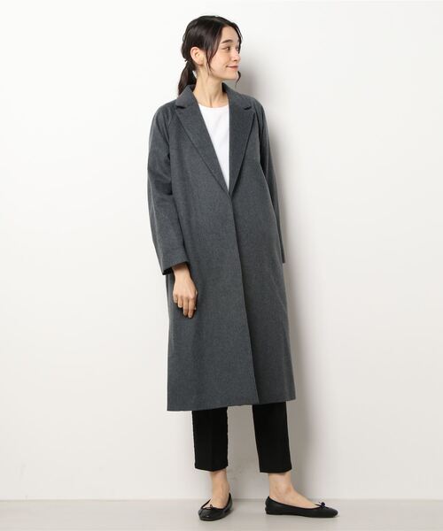 VERMEIL par iena（ヴェルメイユパーイエナ） コート 38 グレー