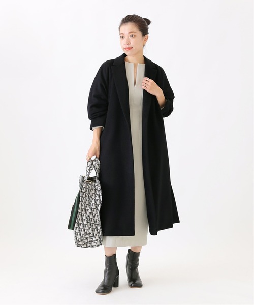 VERMEIL par iena（ヴェルメイユパーイエナ） コート 38 グレー