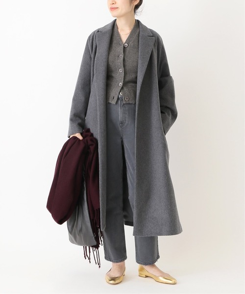 VERMEIL par iena（ヴェルメイユパーイエナ） コート 38 グレー