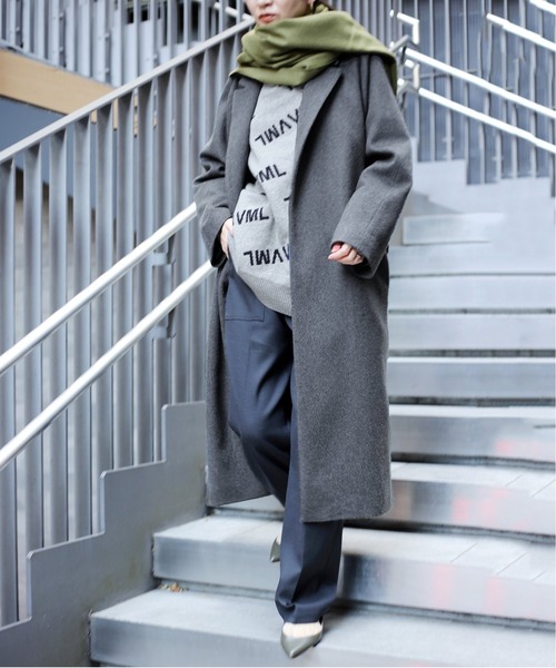 VERMEIL par iena（ヴェルメイユパーイエナ） コート 38 グレー