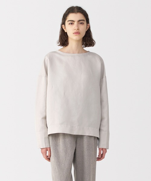 ブラウス シャツ 「MUJI Labo」婦人　リネンシルク長袖ブラウス レディース メンズ | MUJI Labo | 18