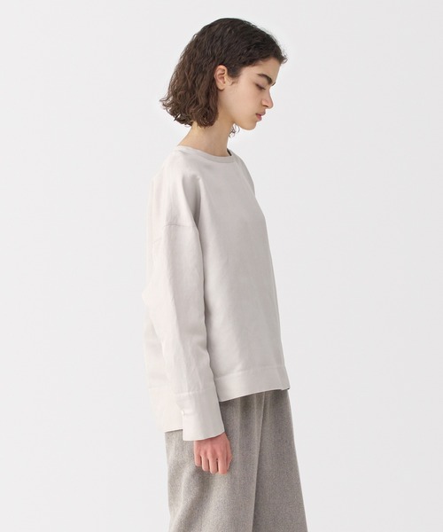 ブラウス シャツ 「MUJI Labo」婦人　リネンシルク長袖ブラウス レディース メンズ | MUJI Labo | 19