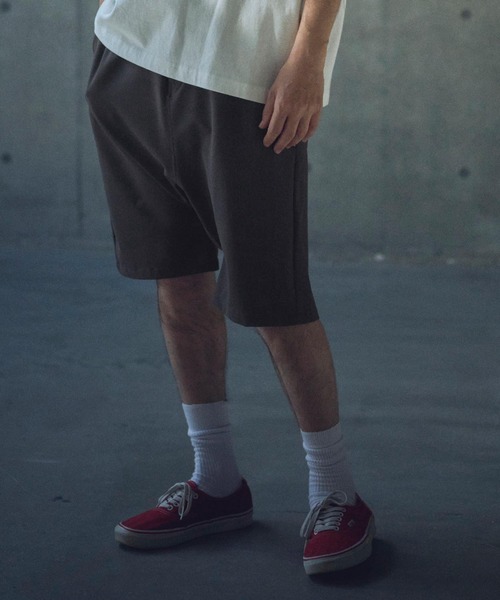 パンツ ADAMPATEK/ripple sarouel short pants/リップルサルエルショートパンツ(AP2518007) レディース メ