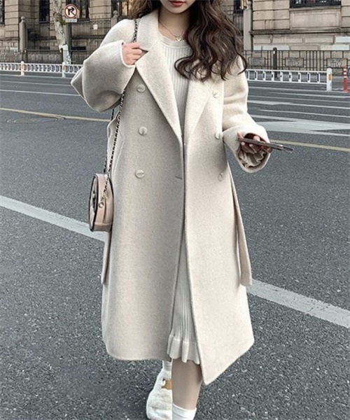 「Dream garden」 チェスターコート M キャメル レディース_画像4