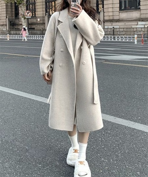 「Dream garden」 チェスターコート M キャメル レディース_画像5