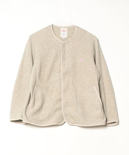 DANTON ノーカラージャケット ベージュ36 Danton（ダントン） ノーカラージャケット 36 ベージュ レディース