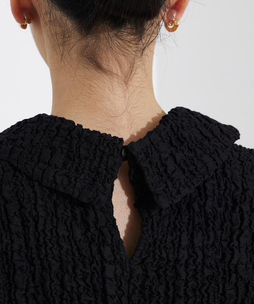 qualite（カリテ） ブラウス シャツ ペプラムシャツ/オフィス