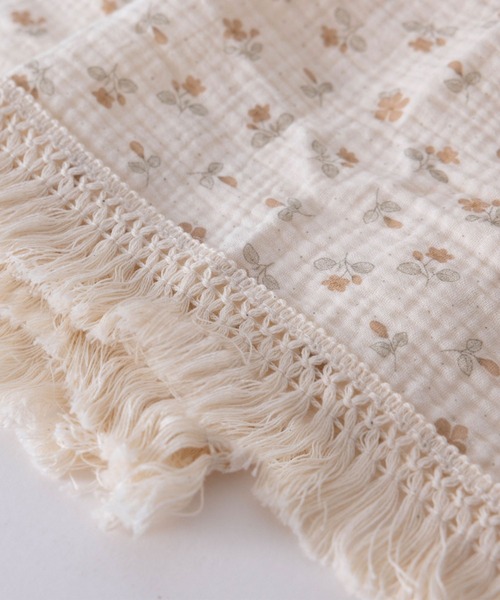 ベビー 大判 タオルケット ガーゼタオル おくるみ　ベビー バスタオル 掛け布団　「フリンジ」 | SweetMommy(授乳服&マタニティ) | 02