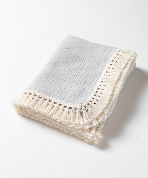 ベビー 大判 タオルケット ガーゼタオル おくるみ　ベビー バスタオル 掛け布団　「フリンジ」 | SweetMommy(授乳服&マタニティ) | 03