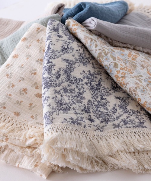 ベビー 大判 タオルケット ガーゼタオル おくるみ　ベビー バスタオル 掛け布団　「フリンジ」 | SweetMommy(授乳服&マタニティ) | 14