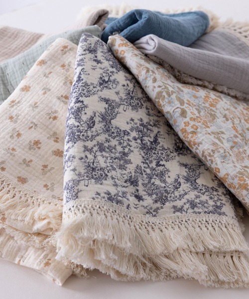 ベビー 大判 タオルケット ガーゼタオル おくるみ　ベビー バスタオル 掛け布団　「フリンジ」 | SweetMommy(授乳服&マタニティ) | 16