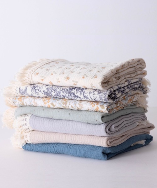 ベビー 大判 タオルケット ガーゼタオル おくるみ　ベビー バスタオル 掛け布団　「フリンジ」 | SweetMommy(授乳服&マタニティ) | 17