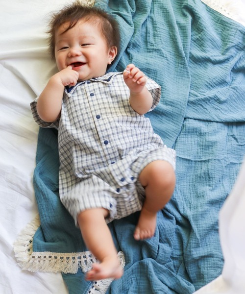 ベビー 大判 タオルケット ガーゼタオル おくるみ　ベビー バスタオル 掛け布団　「フリンジ」 | SweetMommy(授乳服&マタニティ) | 22