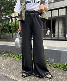 パンツ 「脚＋３cm見え」「HELLO.SANFRANCISCO」ワッフルフレアパンツ レディース｜ZOZOTOWN Yahoo!店