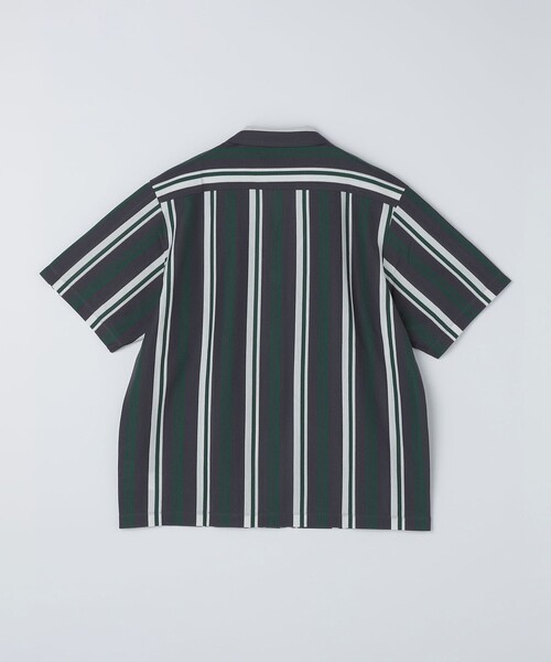 SHIPS（シップス） シャツ SHIPS: ハニカム ストライプ ショート 