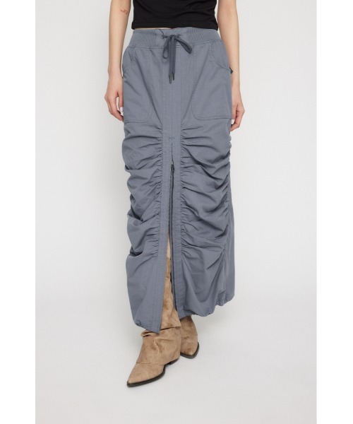 LAGUA GEM（ラグアジェム） スカート COTTON SHIRRING ロングスカート