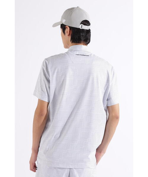 New Balance Golf シャツ 「new balance golf」ジオメトリ柄