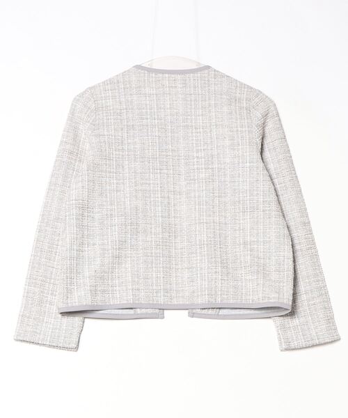 anySiS ノーカラージャケット グレー any SiS ジャケット ノーカラージャケット 「UVカット / 接触冷