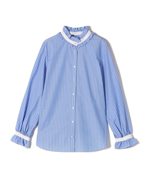 「SHIPS」 長袖ブラウス ONE SIZE ブルー レディース SHIPS 「SHIPS」 長袖ブラウス ONE SIZE サックスブルー