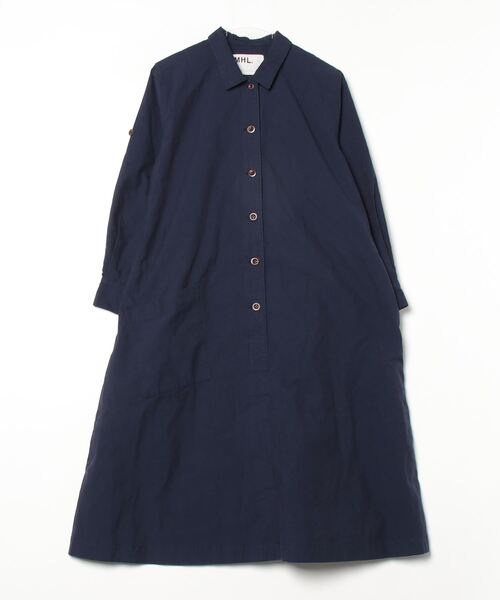 MHL. 「MHL.」 シャツワンピース 1 ネイビー レディース