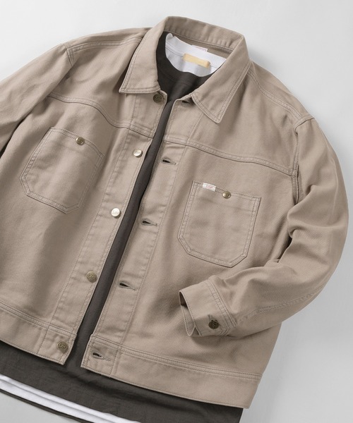 Lee 「Lee」 ジャケット X-LARGE グレイッシュベージュ メンズ Lee 「Lee」 ジャケット X-LARGE グレイッシュベージュ メンズ
