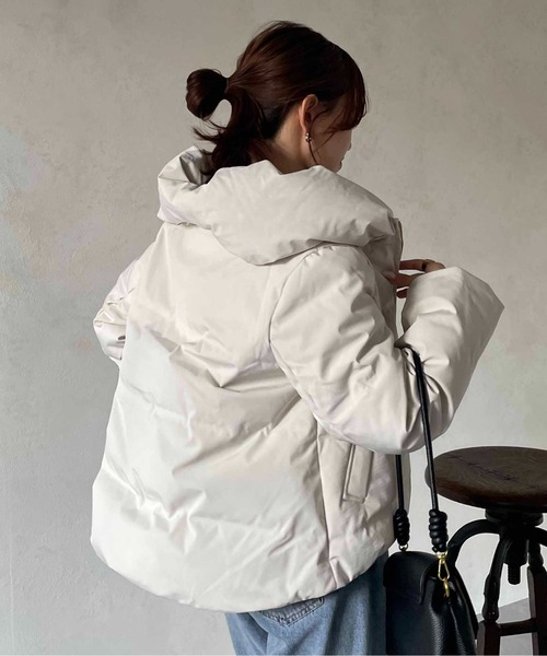 「Thevon」 ダウンジャケット FREE アイボリー レディース_画像2