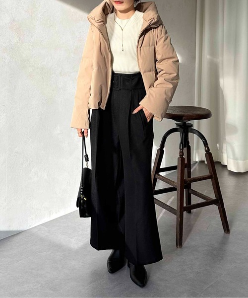 「Thevon」 ダウンジャケット FREE アイボリー レディース_画像7