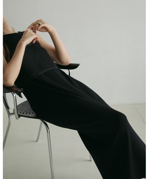 anuke（アンヌーク） ワンピース Americansleeve Knit Onepiece