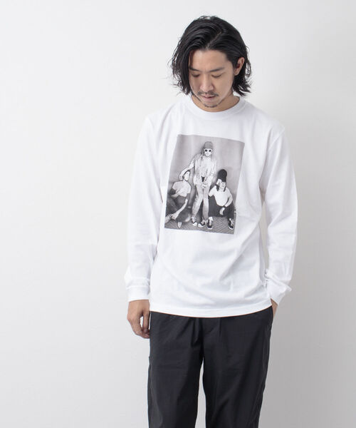 「GOOD ROCK SPEED」 長袖Tシャツ M ホワイト メンズ