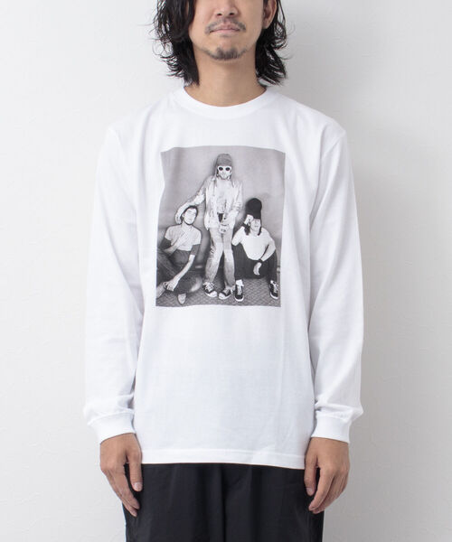 「GOOD ROCK SPEED」 長袖Tシャツ M ホワイト メンズ