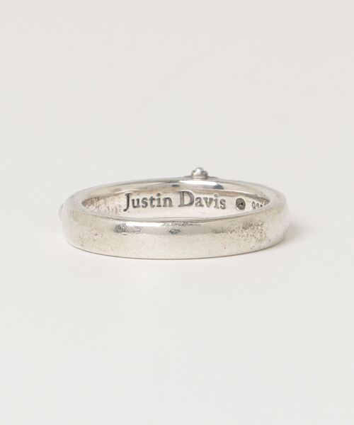 JUSTIN DAVIS 「JUSTIN DAVIS」 リング - シルバー メンズ