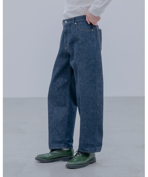 uniform experiment ワイドパンツ ジーンズ RIGID DENIM WIDE-FIT 