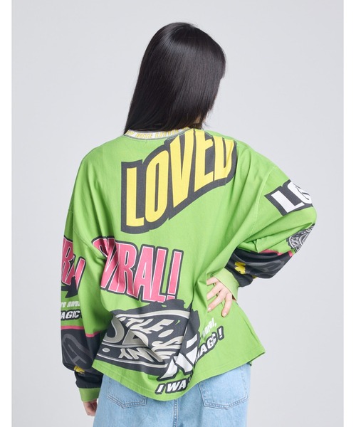 tシャツ /little sunny bite/racer long tee レディース メンズ Little sunny bite tシャツ racer long tee レディース メンズ