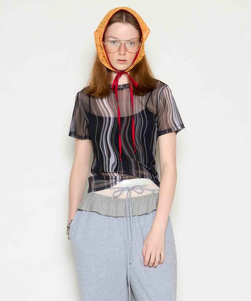 PISCESS×MAISON SPECIAL コラボTシャツ PISCESS×MAISON SPECIAL】Faded Flower T-shir