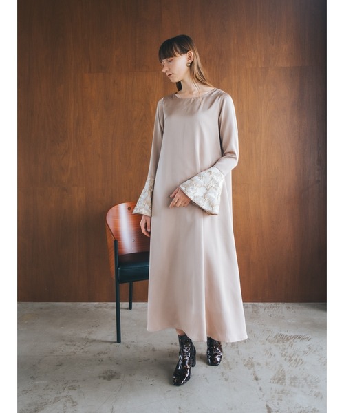 sahara（サハラ） 長袖ワンピース FREE ブルー レディース : ZOZOTOWN