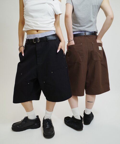 【関税込み】Cou Cou ブラック 'The Teeny Tiny' ショートパンツ 2color ／3size 】マイクロミニスウェットショートパンツ