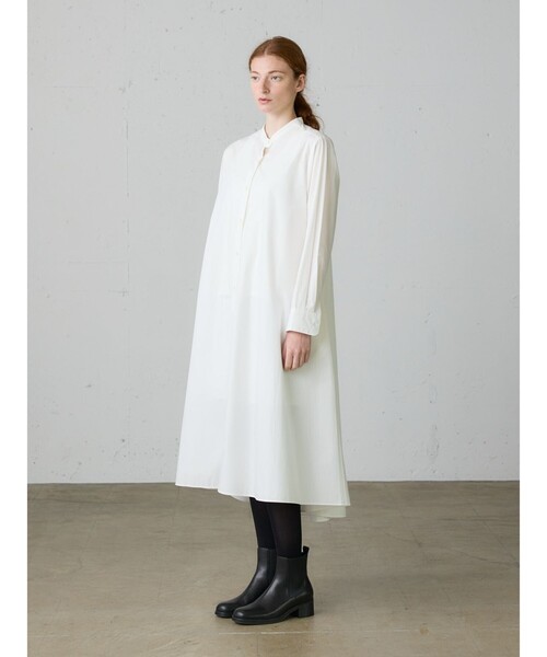 MidiUmi（ミディウミ） ワンピース MidiUmi Aラインバンドカラーシャツ