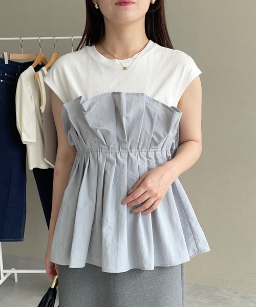 mysty woman（ミスティウーマン） tシャツ 一枚でコーデが完成