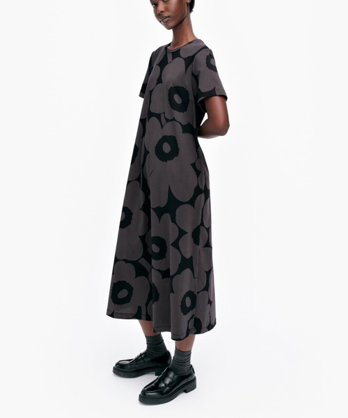 marimekko ワンピース Pisteinen Unikko / jersey dress