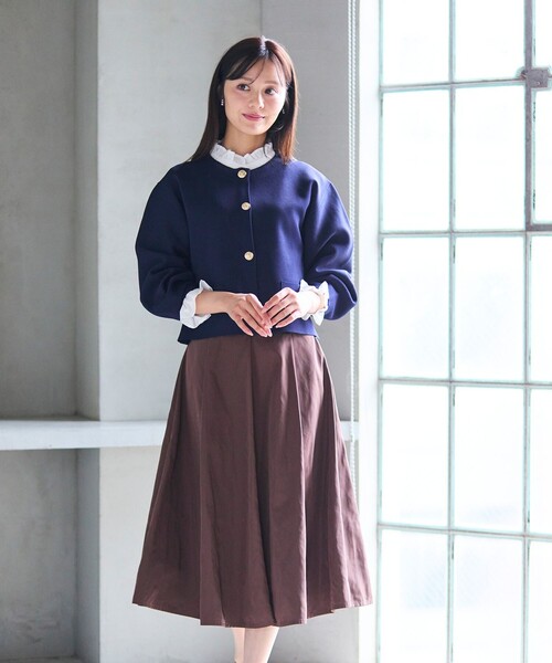 Feroux（フェルゥ） カーディガン トラッドデザイン ニットジャケット