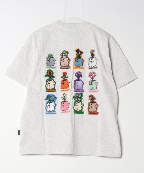 「GRAF&WU」 半袖Tシャツ M オートミール メンズ