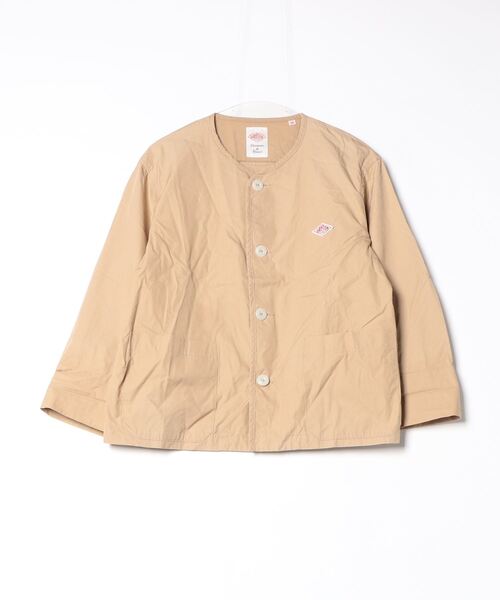 美品ダントン　ノーカラージャケット36 DANTON - 完売しました DANTON ダントン デニムノーカラー