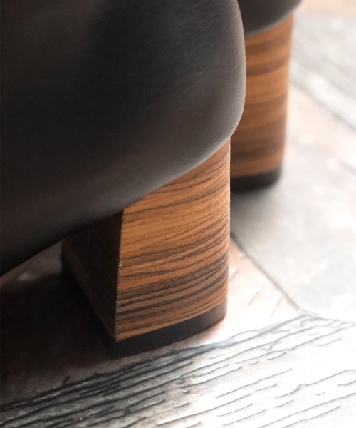 「SESTO」 ショートブーツ 22.5cm グレイッシュベージュ レディース_画像2